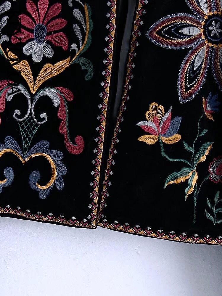 Veste Florale Bohème