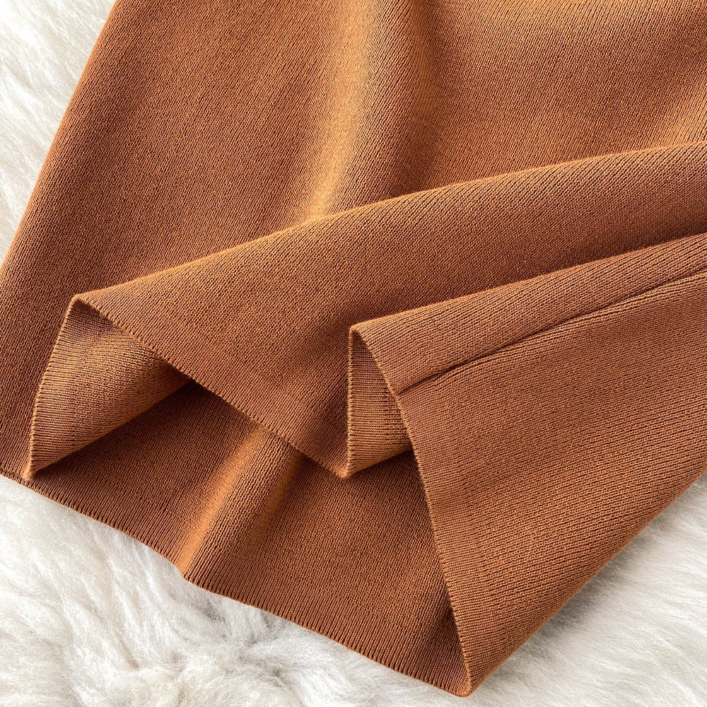 Robe pull boheme rouge