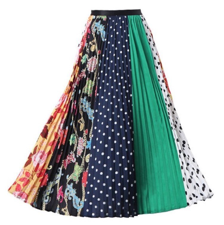 Jupe Longue Bohème Multicolor