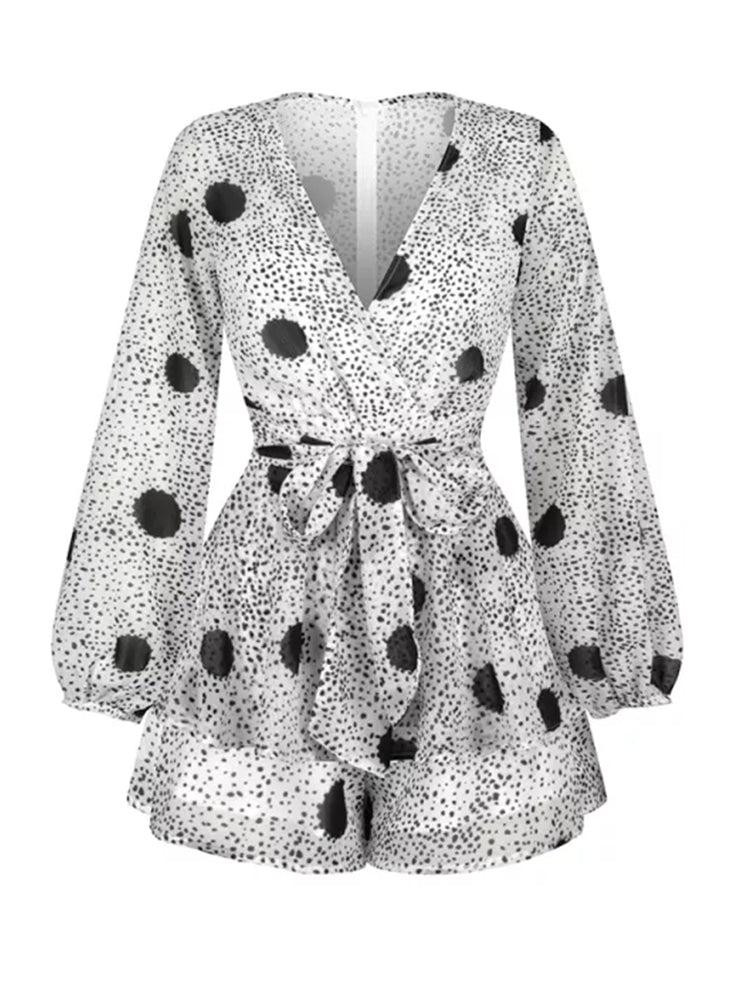 Robe courte hippie blanche