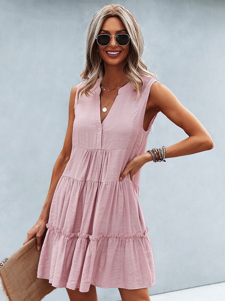 Robe cocktail boheme courte