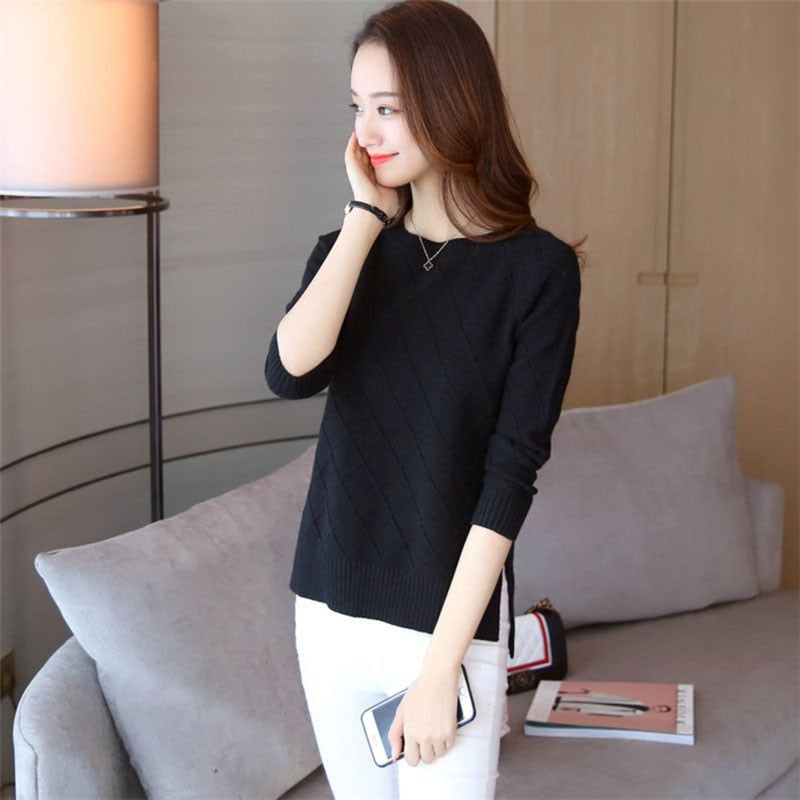 Pull femme style boheme
