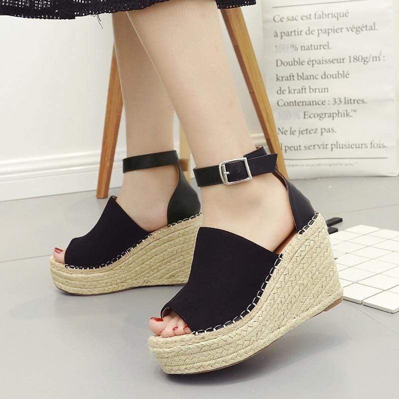 Chaussure Compensée Bohème