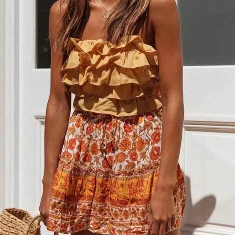 Jupe Bohème Courte Camille