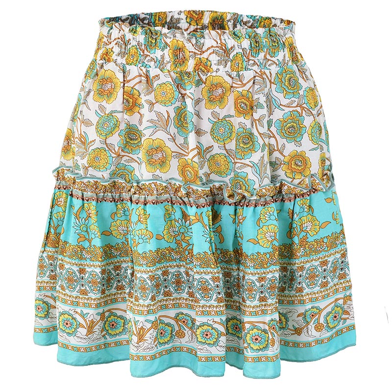 Jupe Bohème Courte Flore