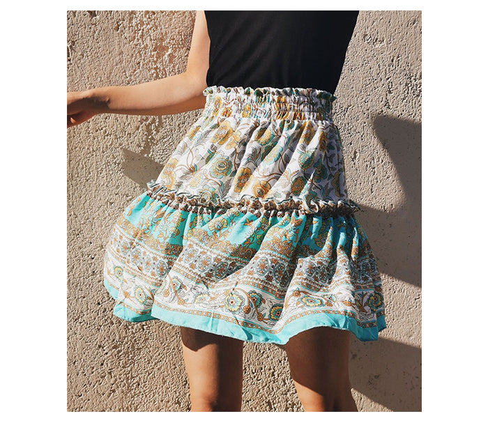 Jupe Bohème Courte Flore