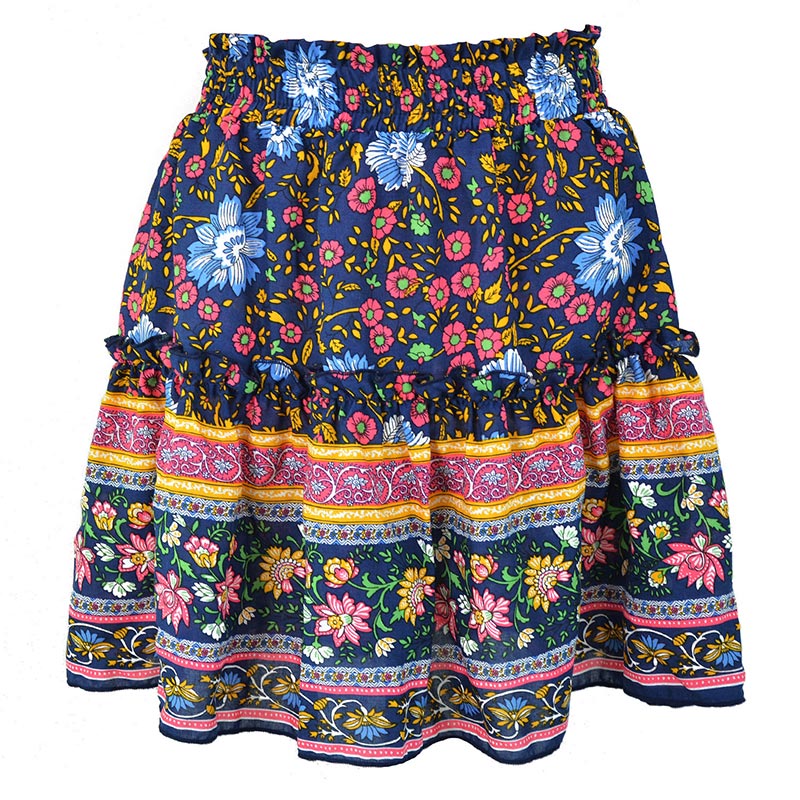 Jupe Bohème Courte Flore