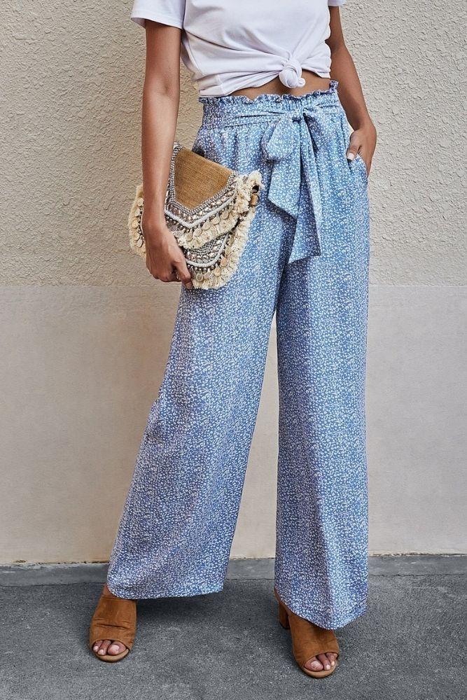 Pantalon Fluide Été Femme