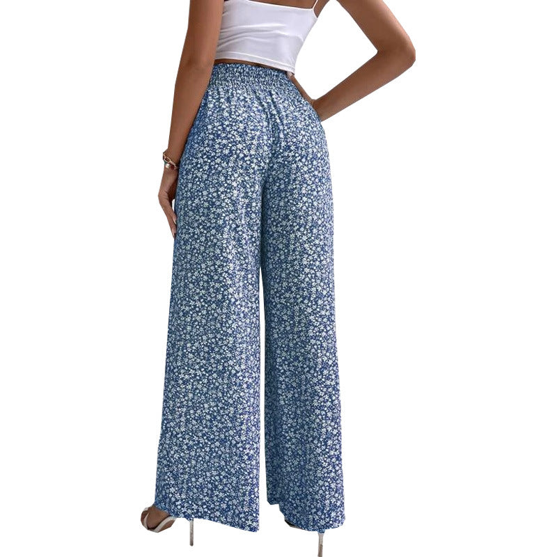 Pantalon Palazzo Fleuri