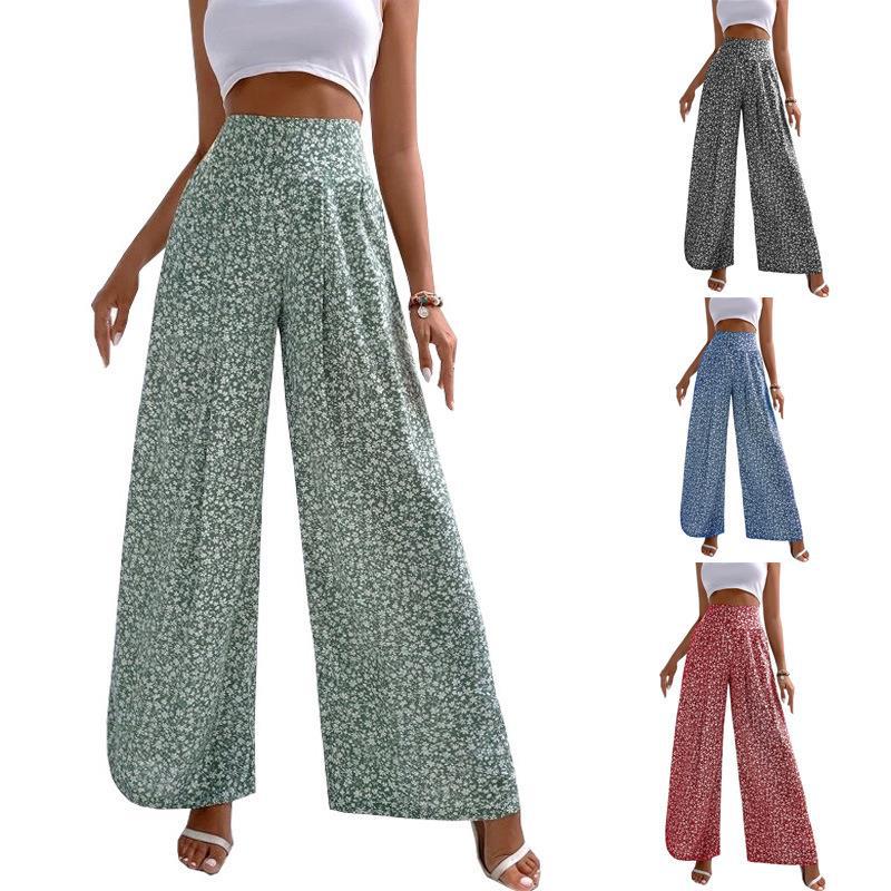 Pantalon Palazzo Fleuri