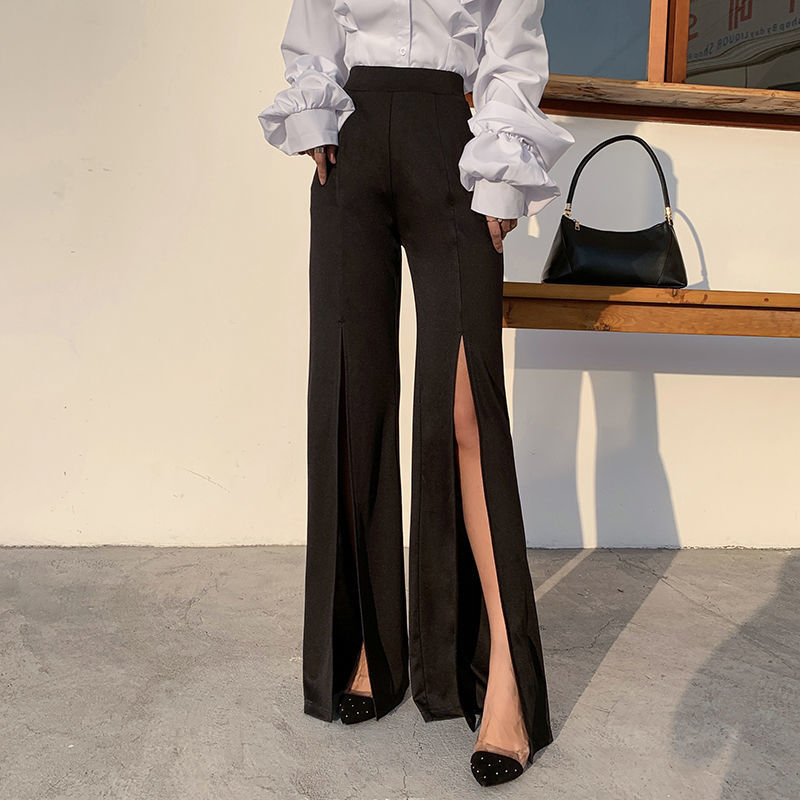 Pantalon Large Fendu