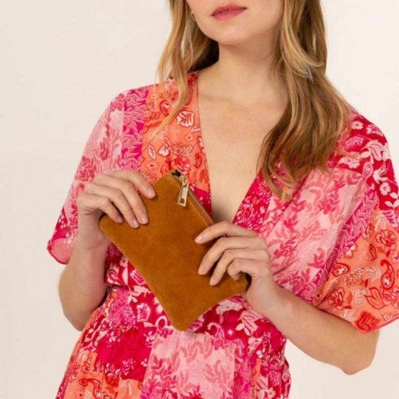Pochette Bohème Suède