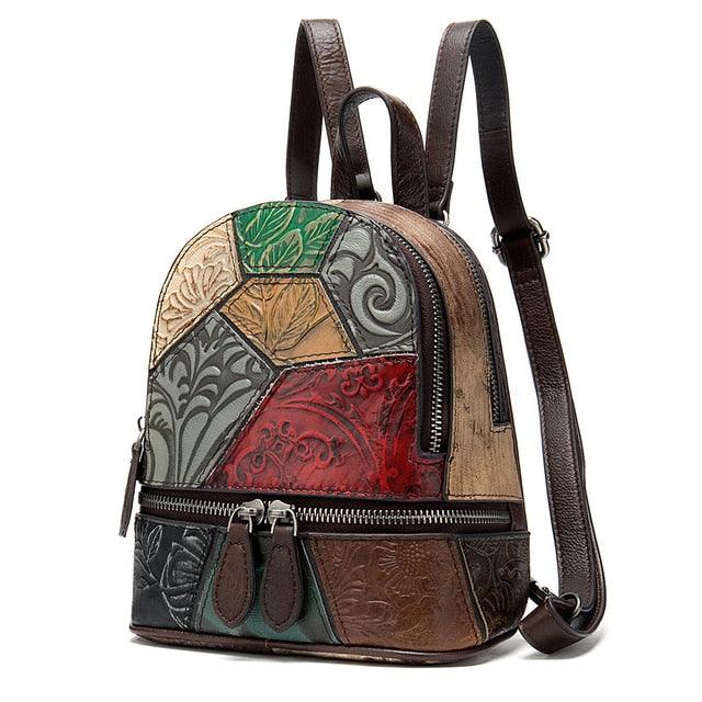 Petit Sac à Dos Bohème <br/>Cuir