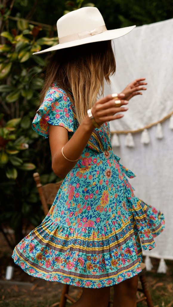 Robe Bohème Courte Léopoldine