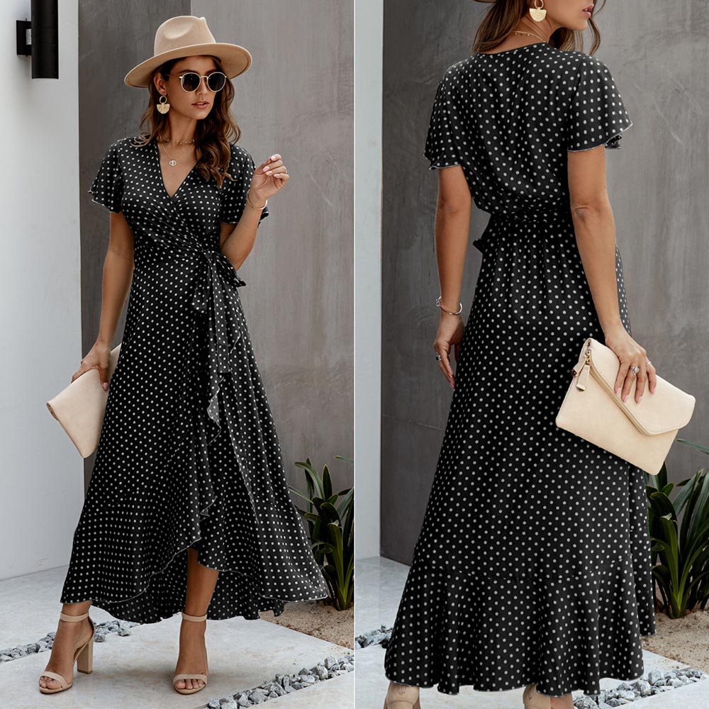 Robe Bohème Portefeuille Asymétrique