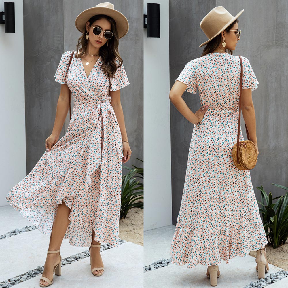 Robe Bohème Portefeuille Asymétrique