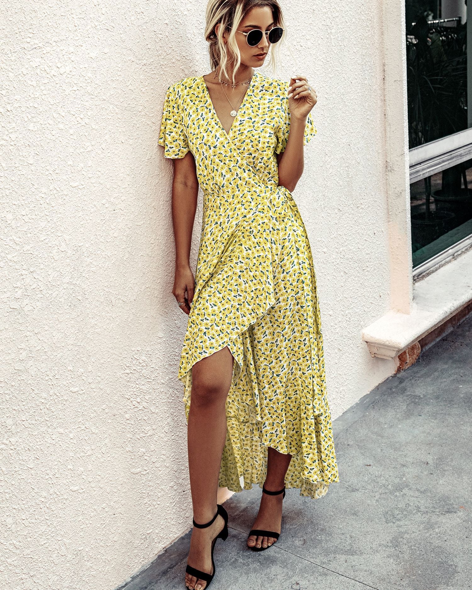 Robe Bohème Portefeuille Asymétrique