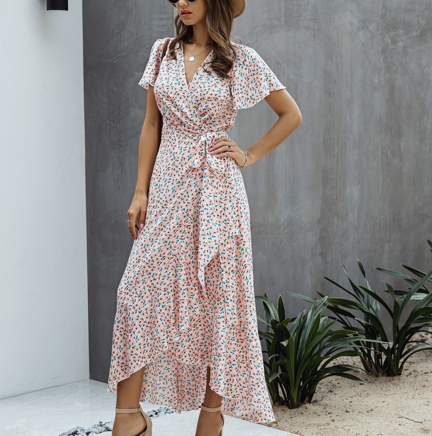 Robe Bohème Portefeuille Asymétrique