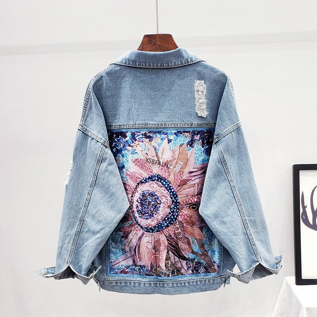 Veste Bohème Chic bleu