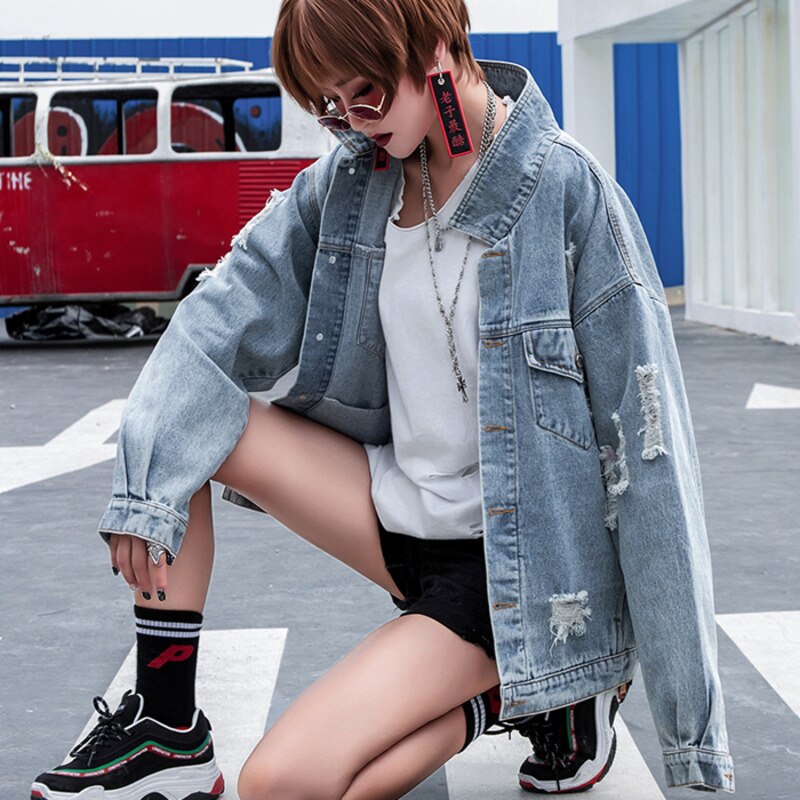 Veste en Jean Femme Bohème