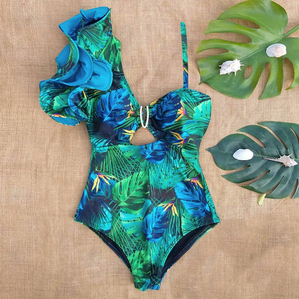 Maillot de bain une pièce bohème