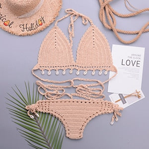 Maillot de bain crochet bohème