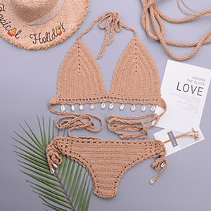 Maillot de bain crochet bohème