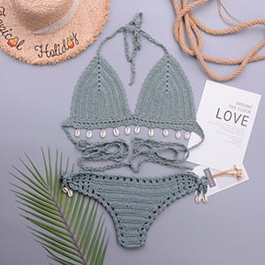 Maillot de bain crochet bohème