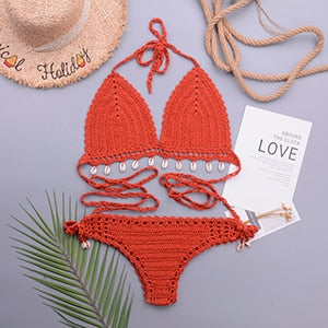 Maillot de bain crochet bohème