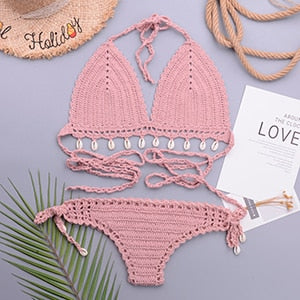 Maillot de bain crochet bohème