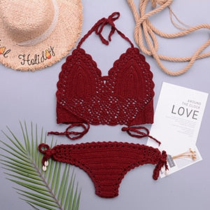 Maillot de bain bohème crochet