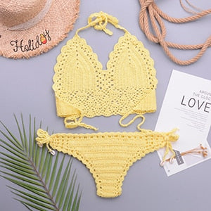Maillot de bain bohème crochet