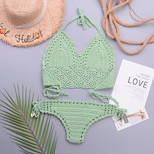 Maillot de bain bohème crochet