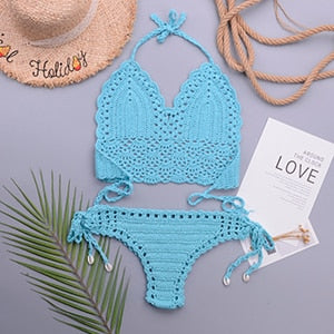 Maillot de bain bohème crochet