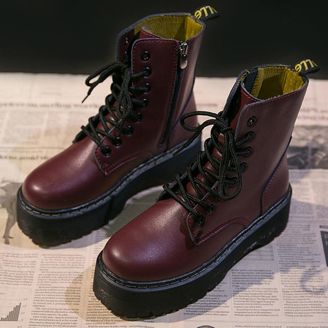 Bottine cuir vegan bohème