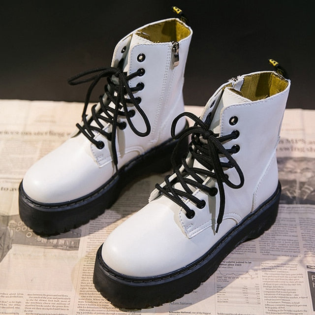 Bottine cuir vegan bohème