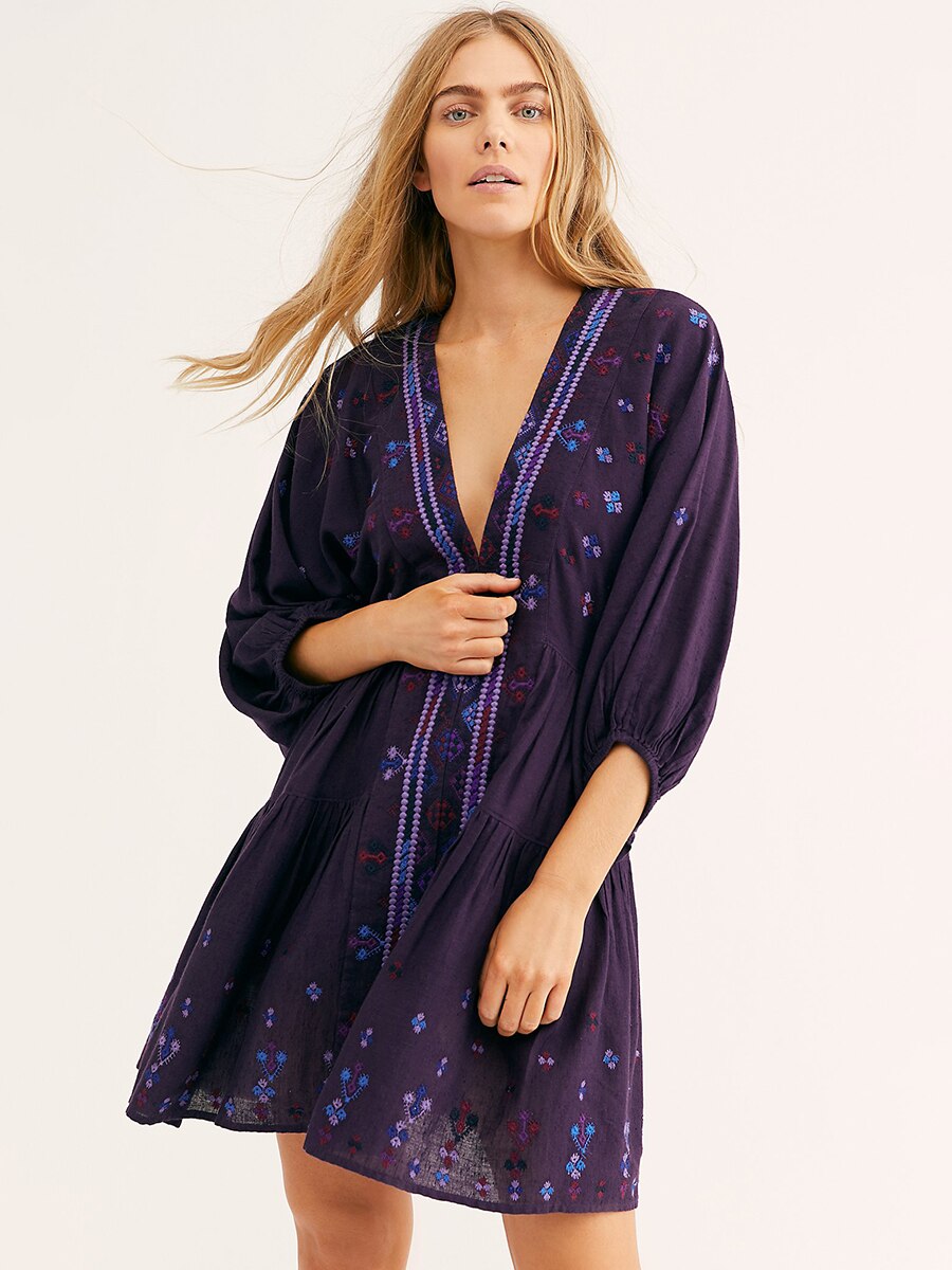 Robe boheme chic italienne