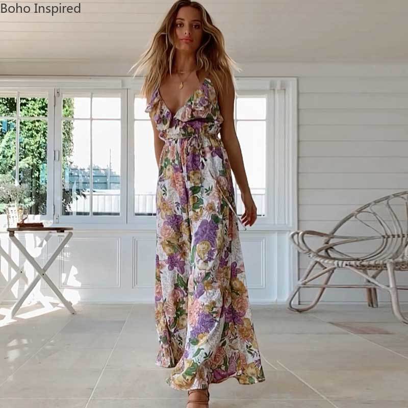 Robe style boheme hiver