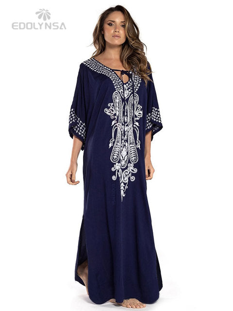 Robe bohème longue noir
