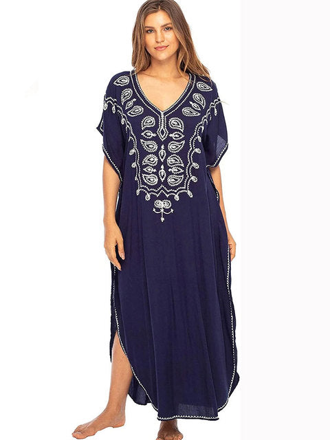 Robe bohème longue noir