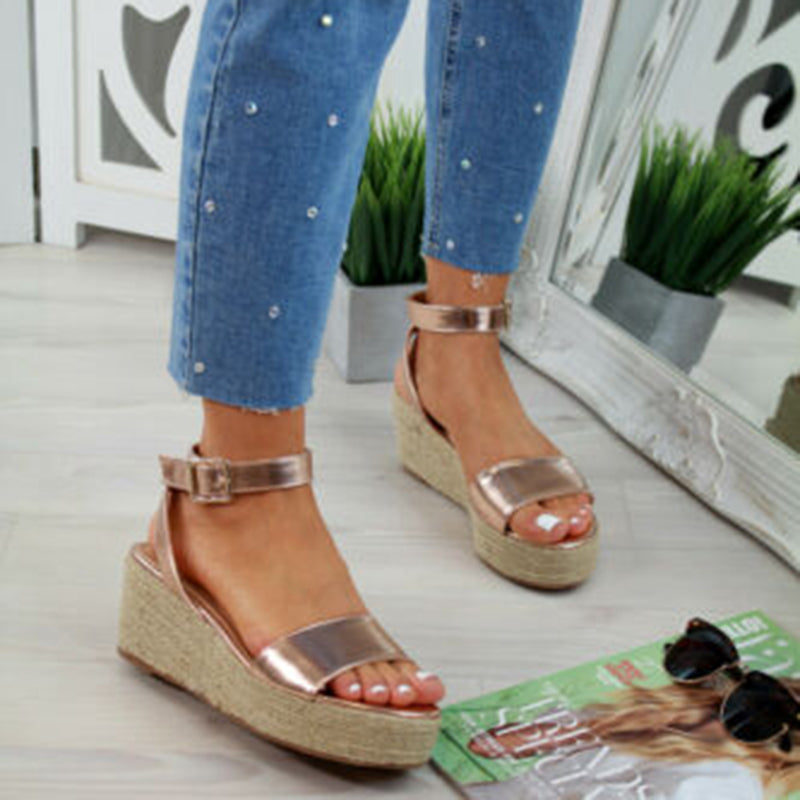 Sandales Compensées Bohème Chic