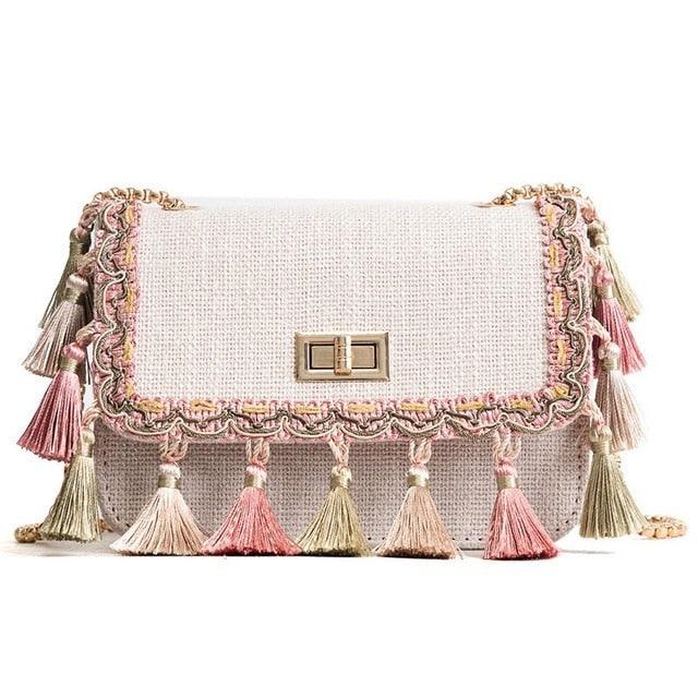 Sac Bohème Chic Pompom