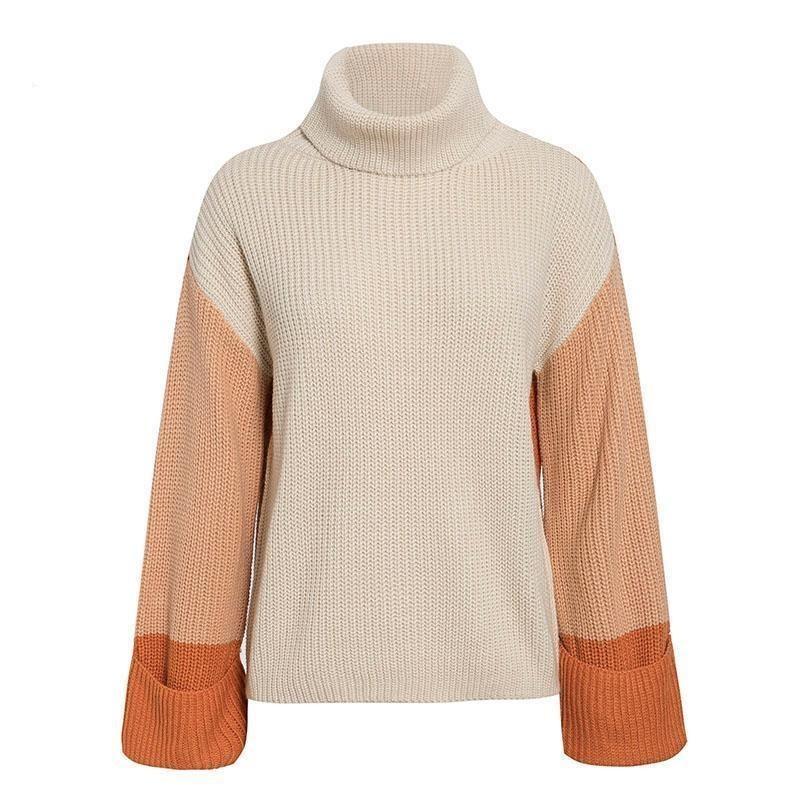 Pull Bohème Col Roulé