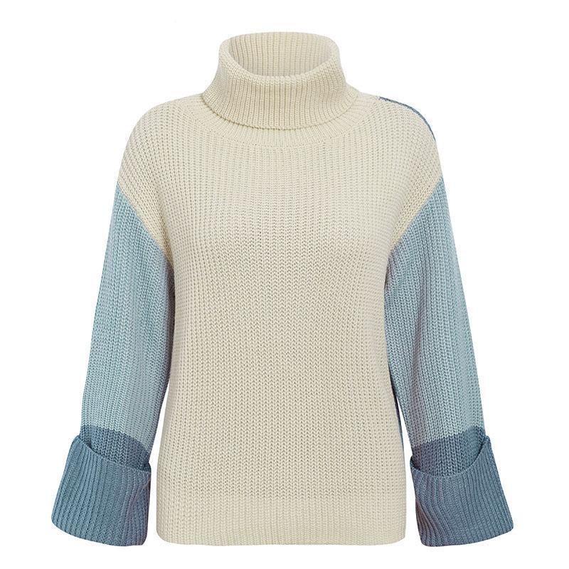 Pull Bohème Col Roulé