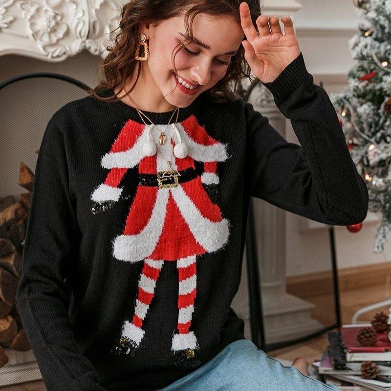 Pull de Noël Mère Noël