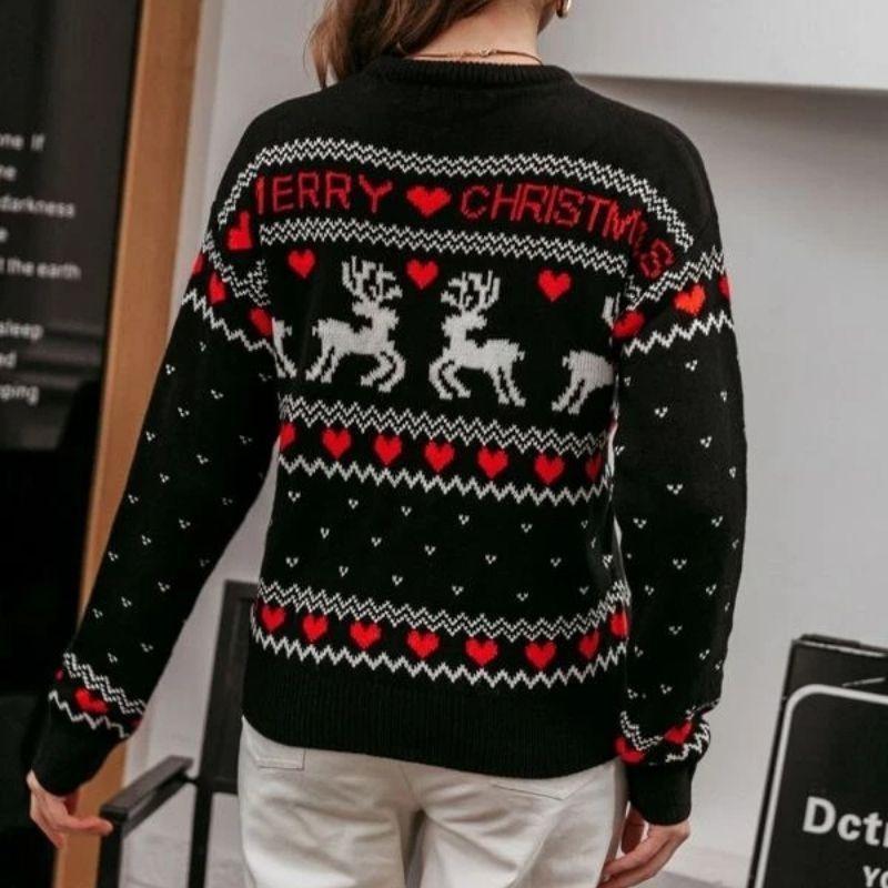 Pull de Noël Noir