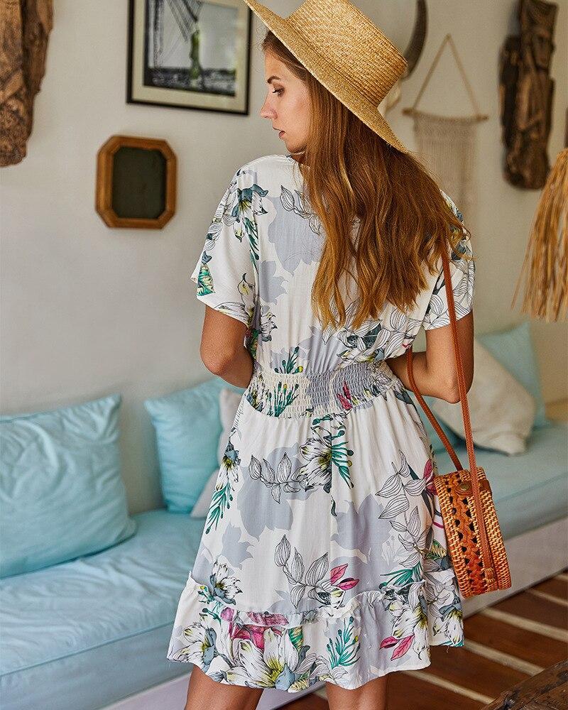 Robe boheme courte chic
