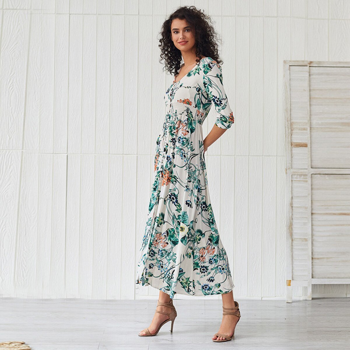 Robe boheme de luxe
