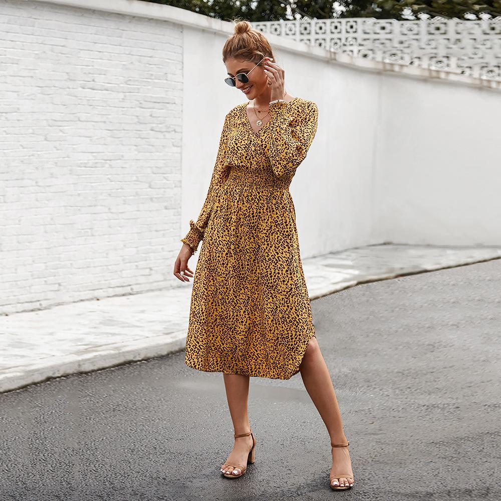 Robe boheme femme courte - Jaune / S