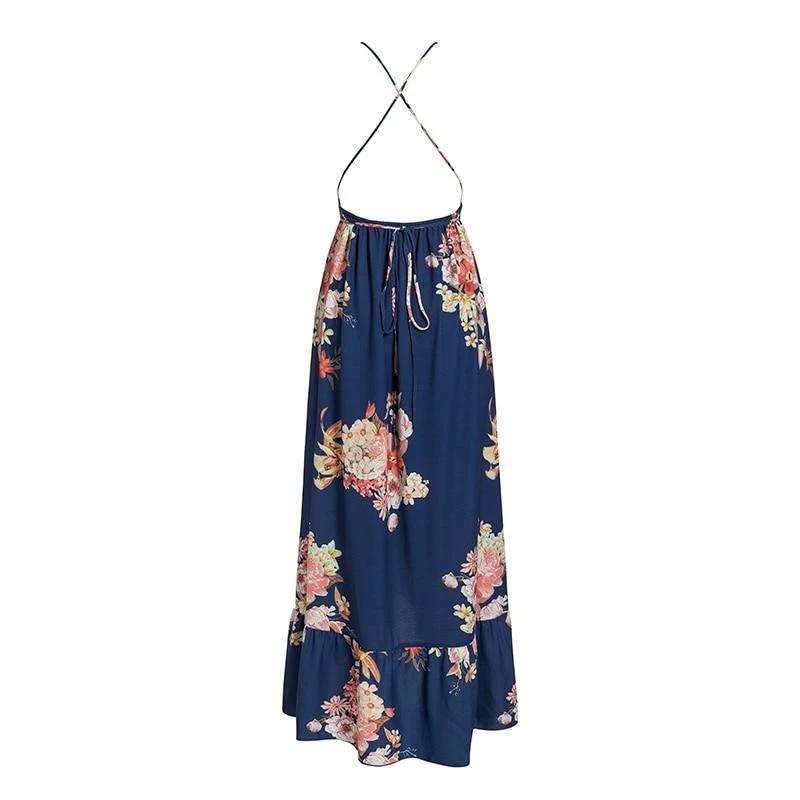 Robe Bohème Fluide Imprimé Fleuri